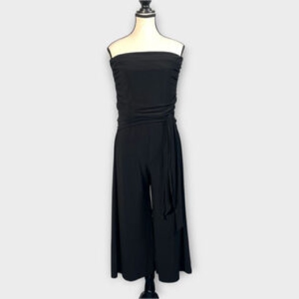 White House Black Market Chic Black Jumpsuit